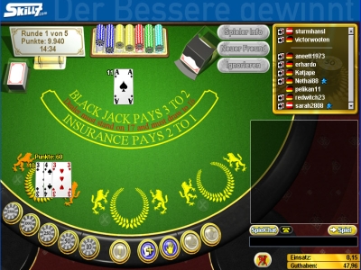 Blackjack Duell